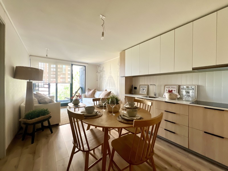 Nuevo, Metro Ñuñoa, 2D2B + Rooftop