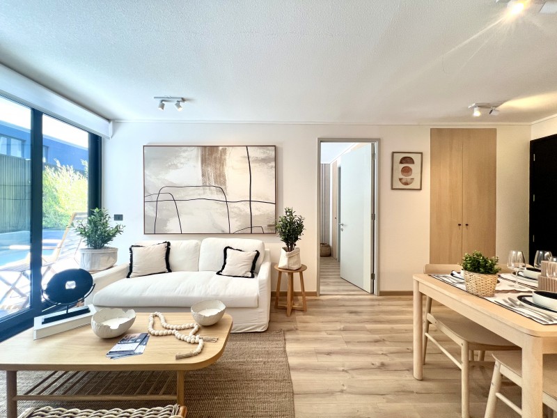 Nuevo, Metro Ñuñoa, 2D2B + Patio