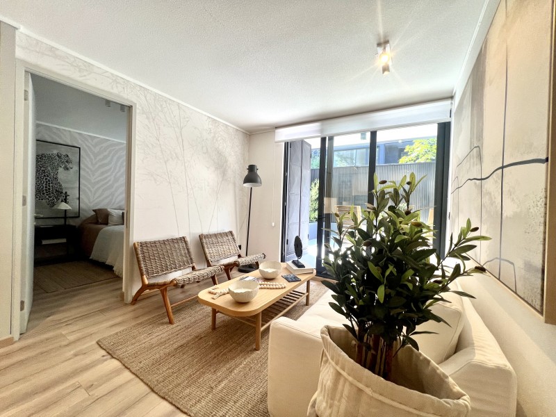 Nuevo, Metro Ñuñoa, 2D2B + Patio