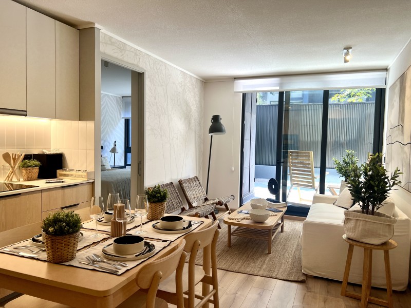 Fotografía de Nuevo, Metro Ñuñoa, 2D2B + Patio