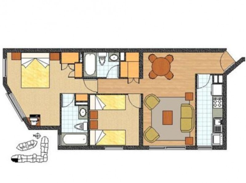 Impecable, Gran Vista, Metro Santa Lucia 2D2B+1E1B