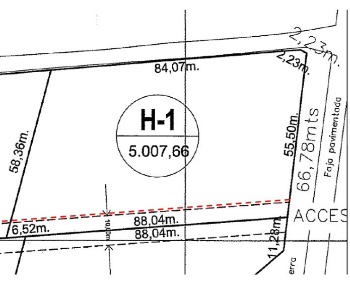 5000 M2 Lado Carretera Llano Blanco