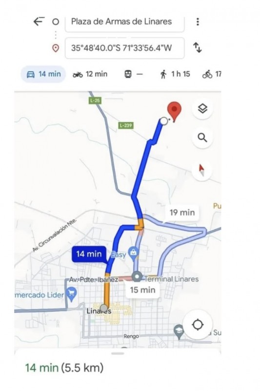 Hermosa Parcela Sector las Viertientes A 10 Min de Linares