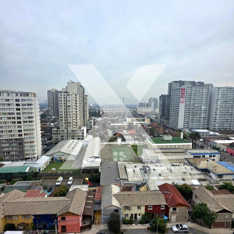 Venta Depto 1 Dorm 1 Baño - Metro Hospitales – Piso 15 -