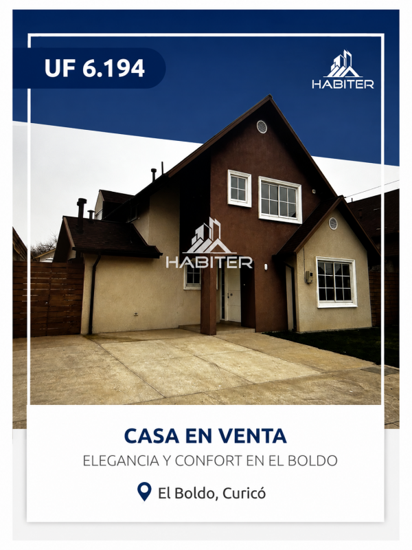 Fotografía de Gran Casa en Condominio Inglés – Curicó