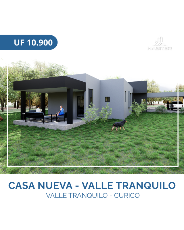 Fotografía de Casa Nueva en Valle Tranquilo, Zapallar – Curicó.