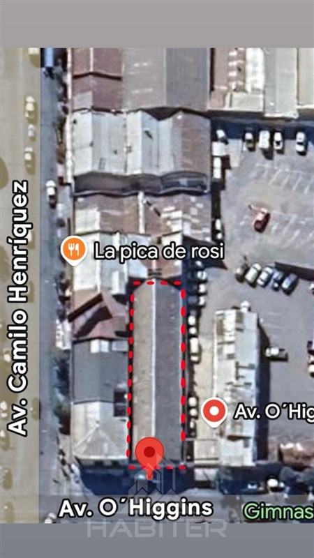 Arriendo Amplio Galpón en O’Higgins, Curicó — 529 M²
