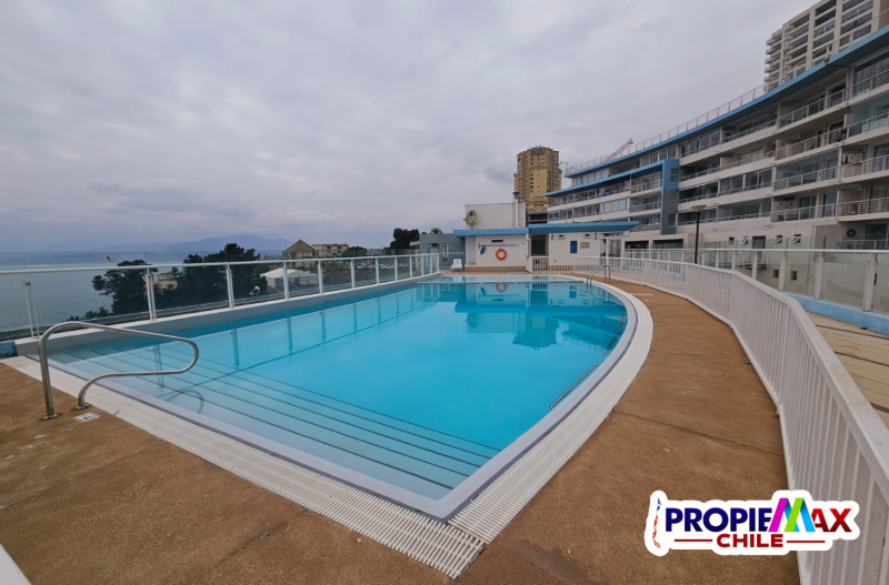 Departamento Frente A Playa los Lilenes | Vista Al Mar