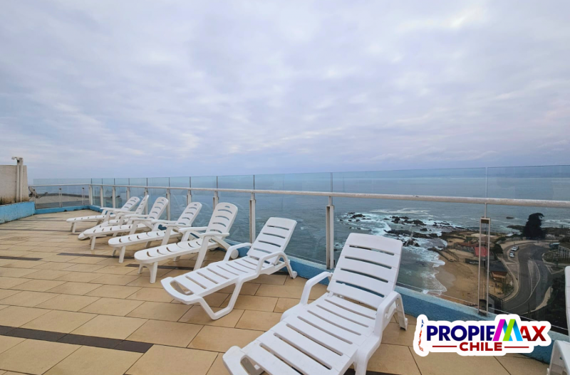 Departamento Frente A Playa los Lilenes | Vista Al Mar
