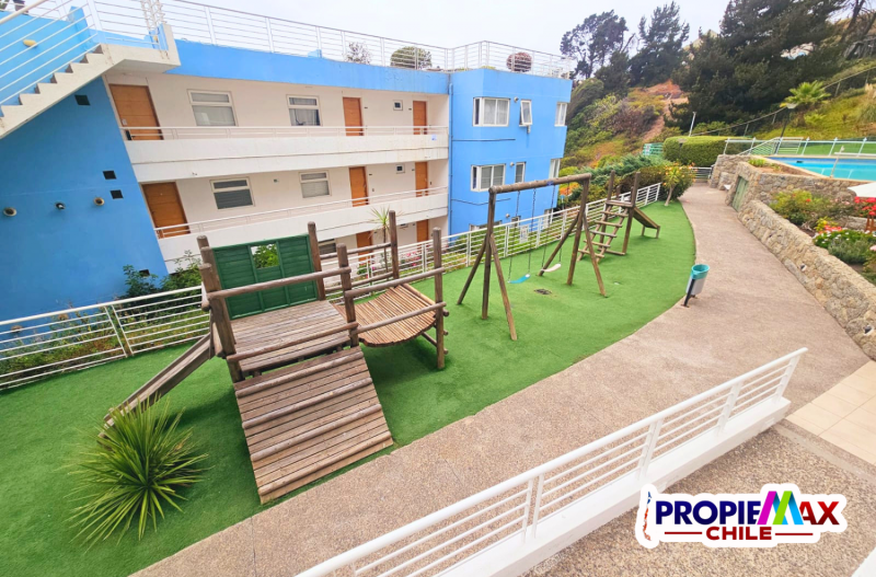 Departamento Frente A Playa los Lilenes | Vista Al Mar