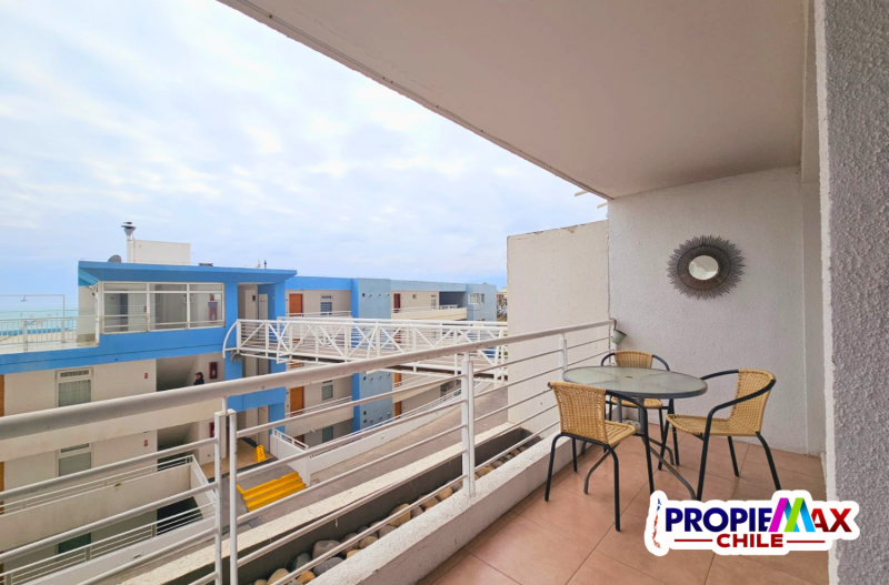 Departamento Frente A Playa los Lilenes | Vista Al Mar