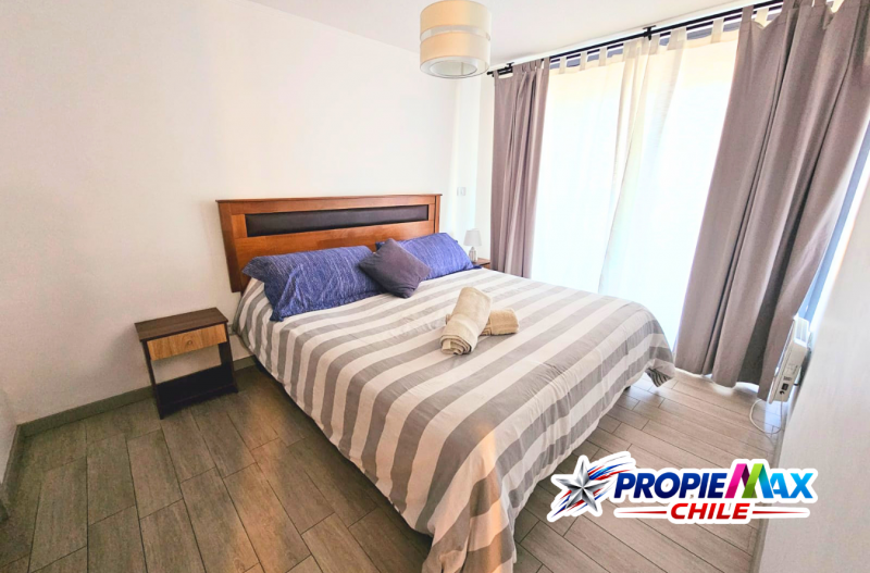 Departamento Amoblado en Montemar, 1 Dormitorio