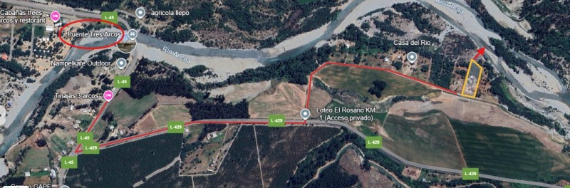 Casa en Refugio Natural Con Acceso Privado Al Río Ancoa