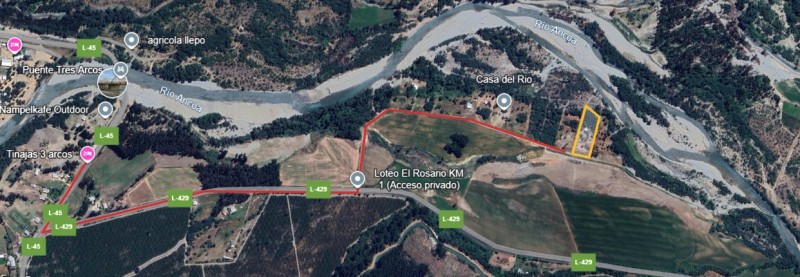 Casa en Refugio Natural Con Acceso Privado Al Río Ancoa