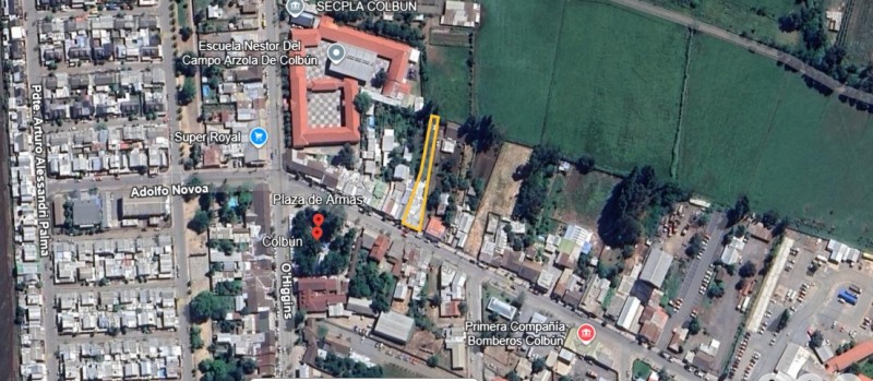 Se Vende Propiedad y Negocio Operando en el Centro de Colbún