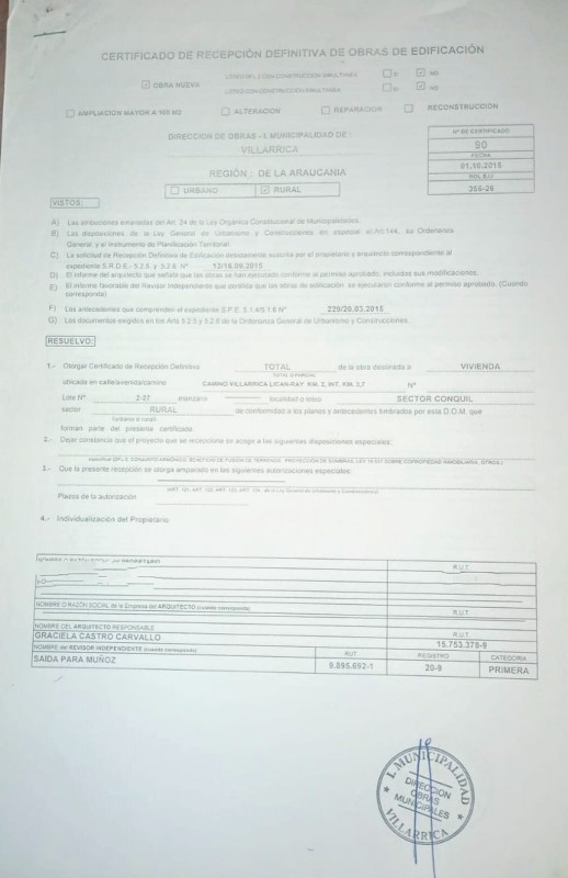 Casa y Parcela en Villarrica