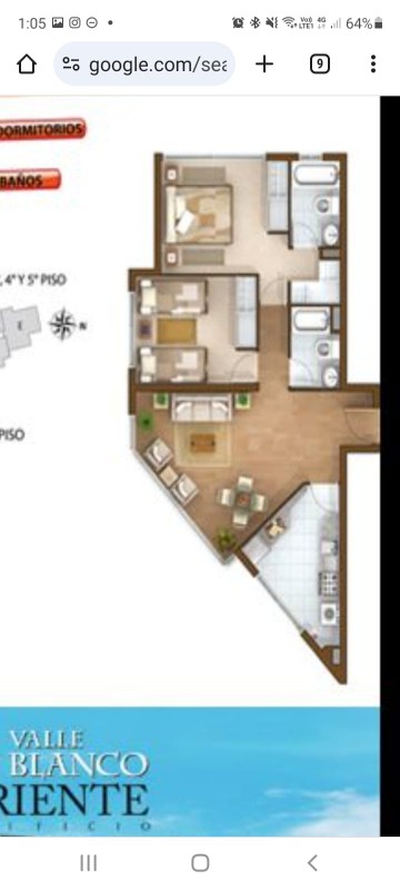 Arriendo Depto 2D2B1E1B