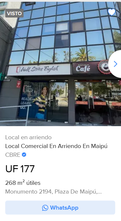 Oficina en Plaza Maipu
