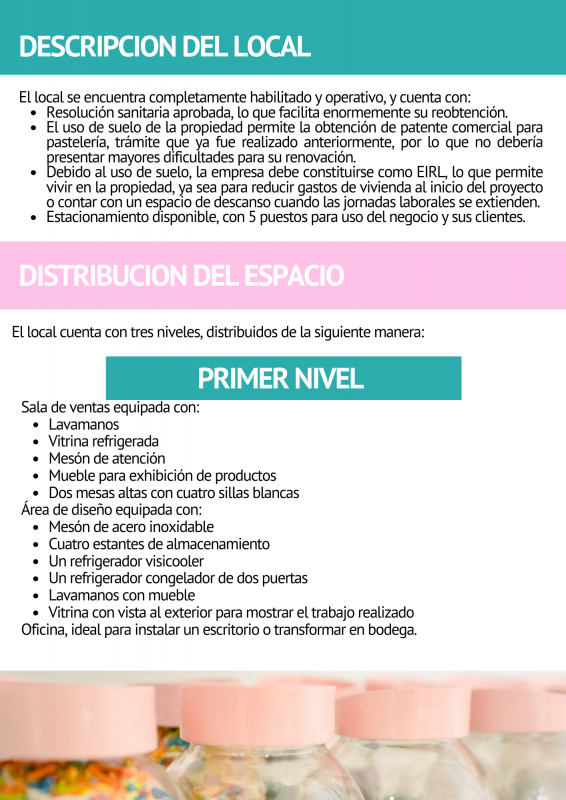 Derecho A Llave Pasteleria en Lo Barnechea