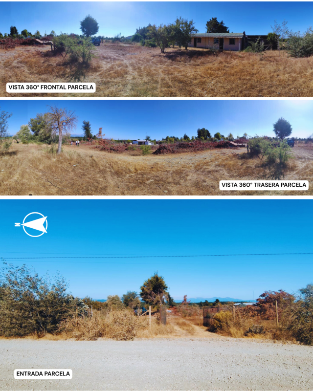 Venta de Parcela 5000 M2 Con 3 Cabañas Construidas