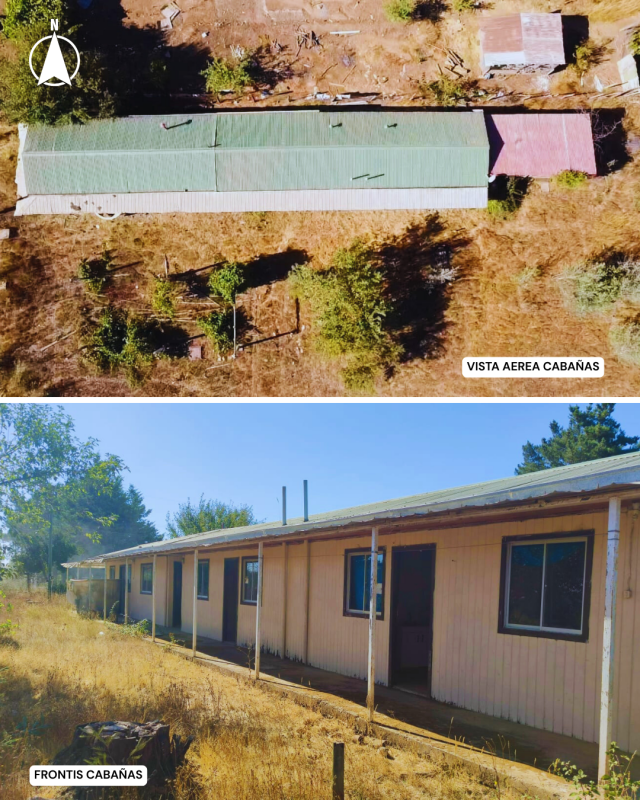 Venta de Parcela 5000 M2 Con 3 Cabañas Construidas