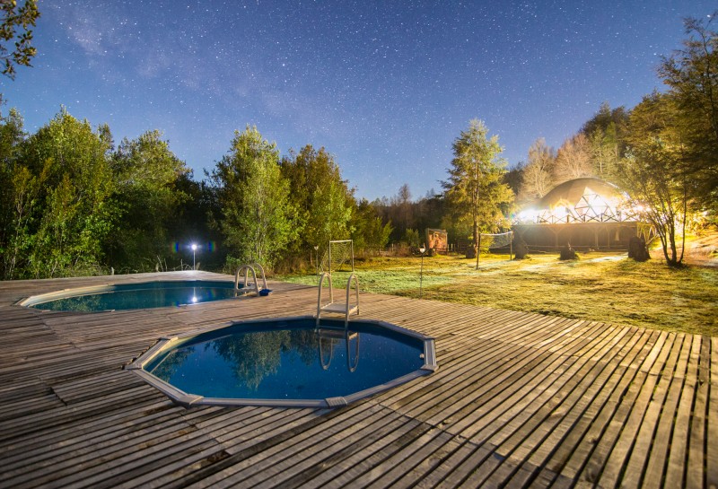 Lodge Ecoturistico Con Domos, Restaurante, Spa, Bosque y Rio