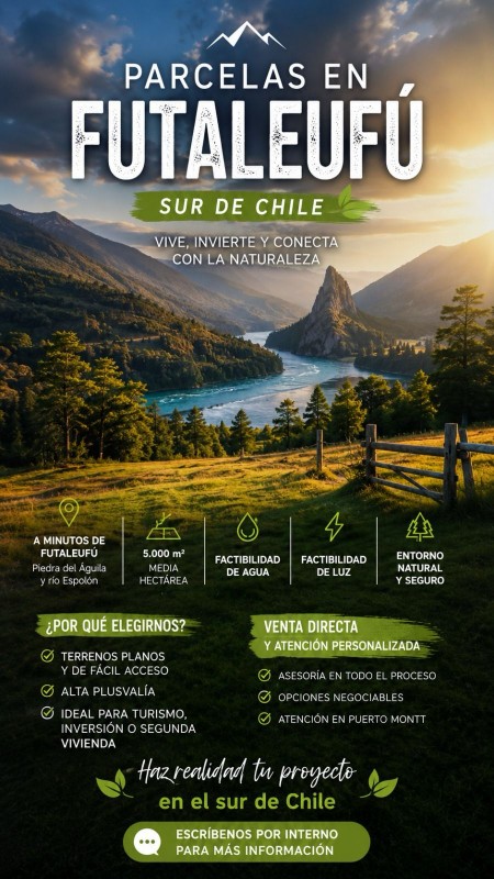 Fotografía de Parcela en Futaleufú, Sur de Chile