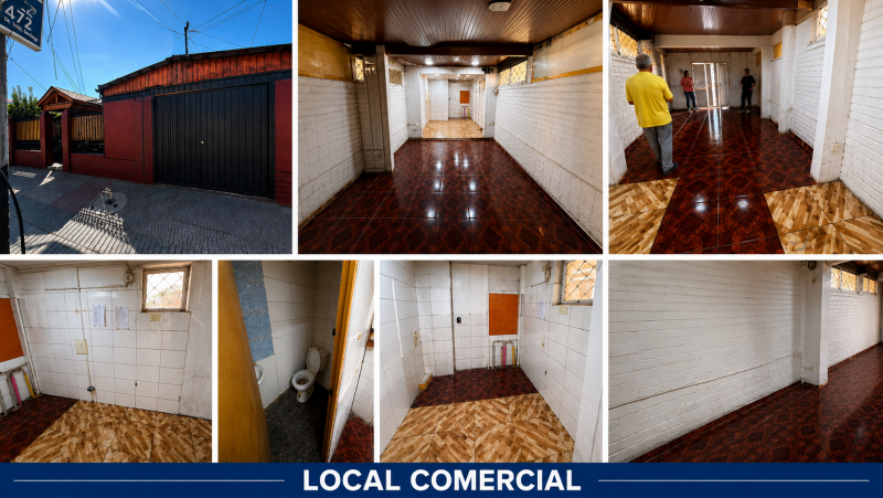 Vendo Casa Con Local Comercial en Excelente Quilicura
