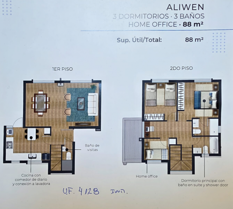 Casa Nueva en Arriendo en los Ángeles | 3D + 3B