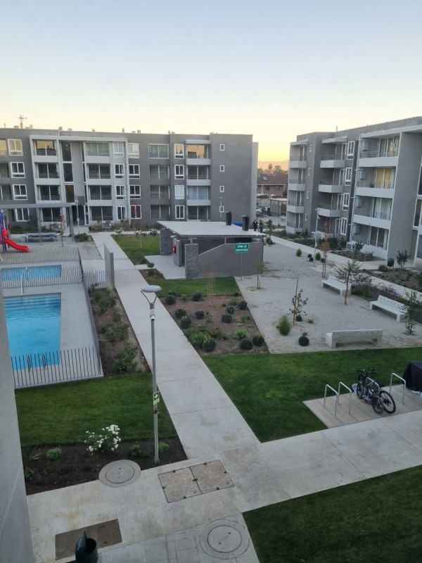 Departamento Maipú Nuevo 2D 2B1E Condominio Ciudad del Rosal