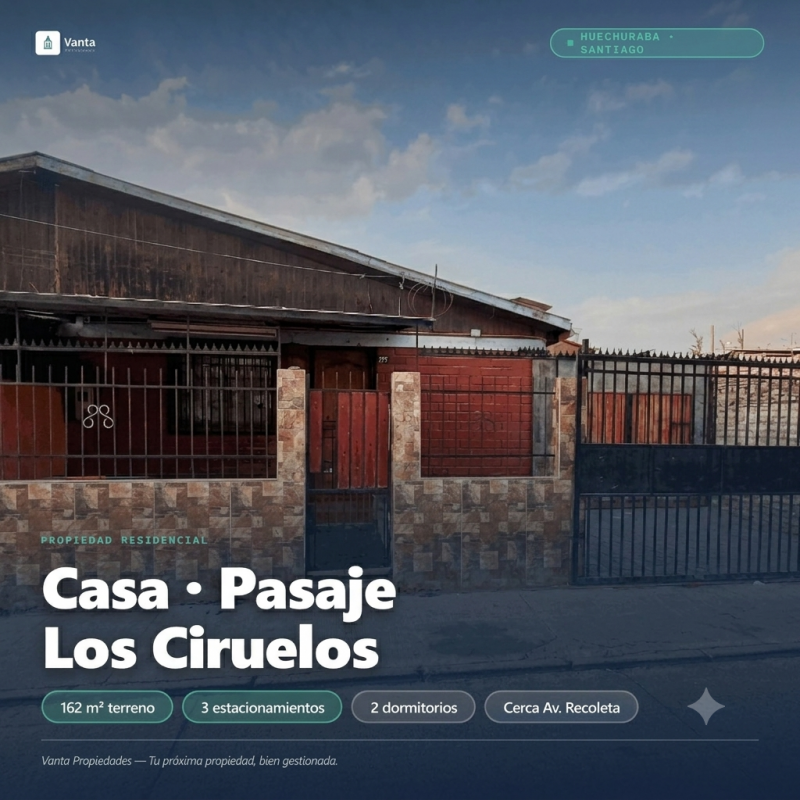 Fotografía de Asa Huechuraba | 3 Estacionamientos | 162 M² Terreno