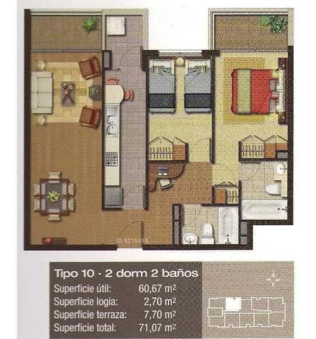 Hermosa Propiedad 2 Dormitorios 2 Baños, Excelente Ubicación