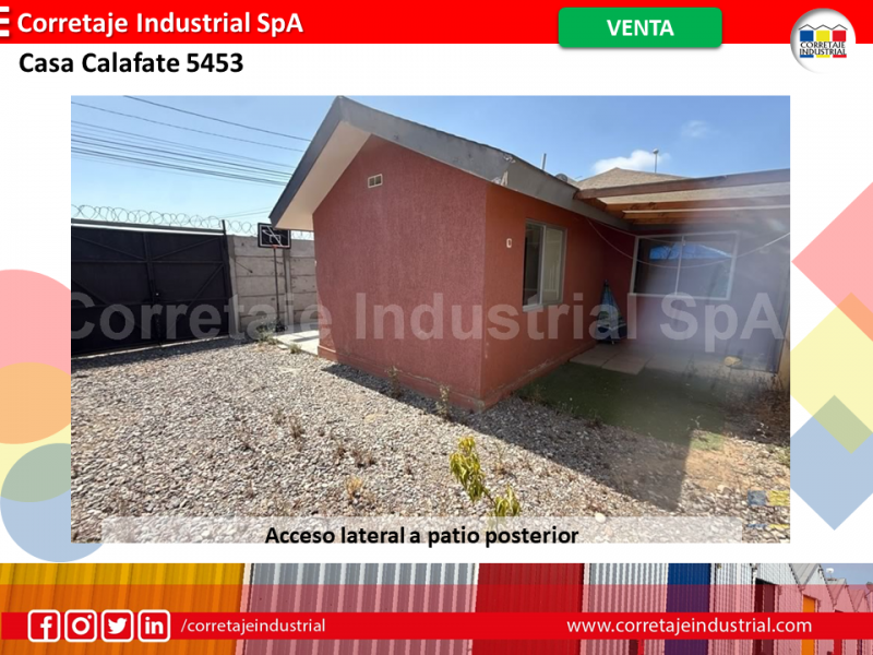 Casa Calafate 5453 Venta