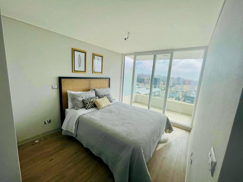Arriendo Departamento Nuevo y Amoblado 3D+2B+1Est.