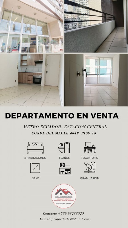 Venta Departamento – Gran Inversión Estación Central