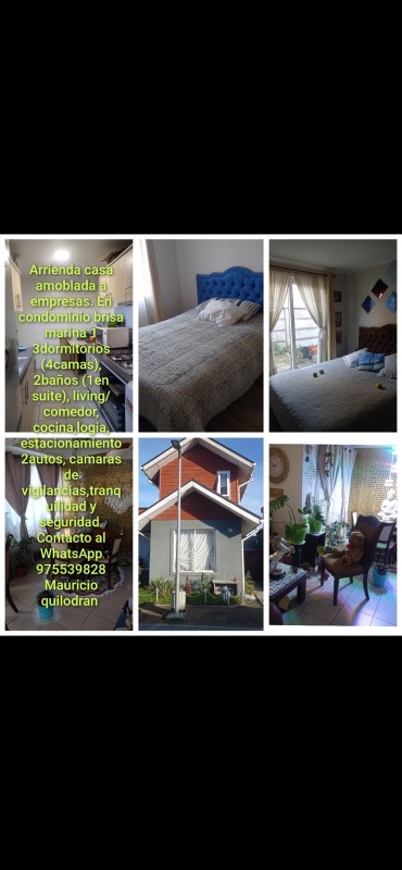 Arriendo Casa Amoblada