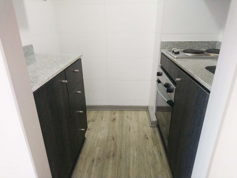 Depto en el Centro: 1 Dormitorio 1 Baño, Metro Santa Ana