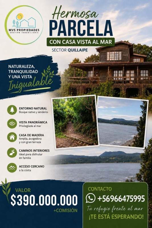 Fotografía de Se Vende Hermosa Parcela Con Casa Vista Al Mar