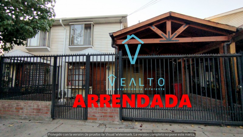 CASA DE 2 PISOS EN ARRIENDO VILLA SANTA ADELA -BUIN