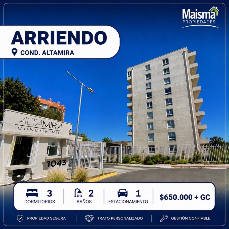 Fotografía de 🏢 Departamento en Arriendo en Talca – Condominio Altamira