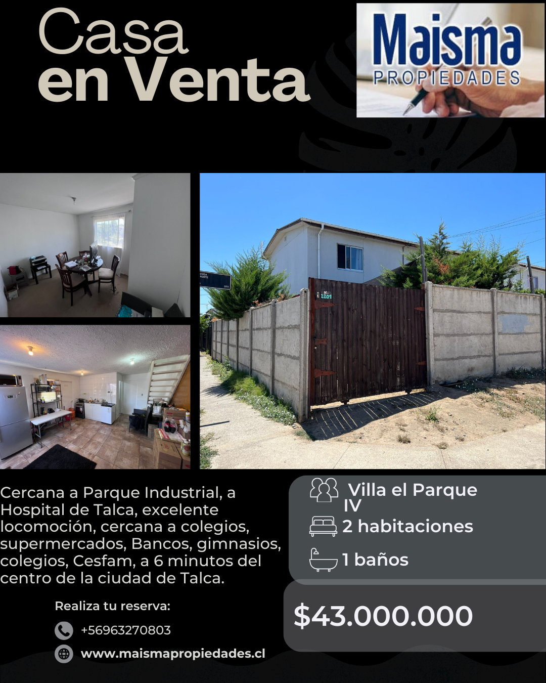 Se Vende Hermosa Casa en el Parque Iv