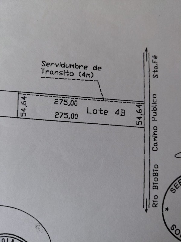 Se Vende Parcela Sector Santa Fe, los Ángeles