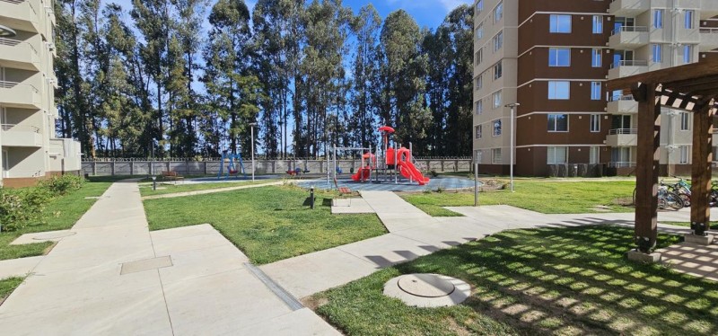 Arrienda Departamento Condominio Parque Carrera los Ángeles.