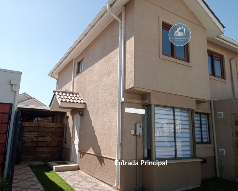Arriendo Casa 3D3B Condominio ,padre Hurtado