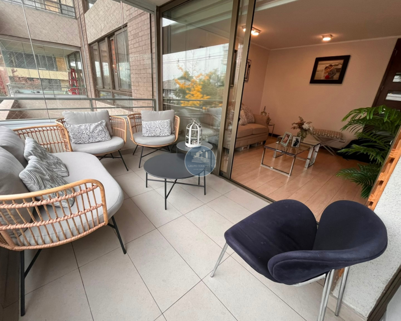Vende Dpto 3D 3B 142 Mts2, las Condes