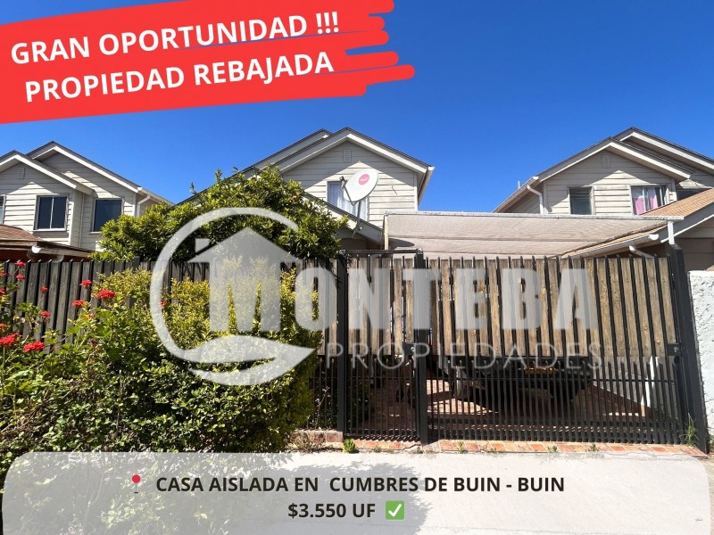 Fotografía de Casa Aislada en Cumbres de Buin