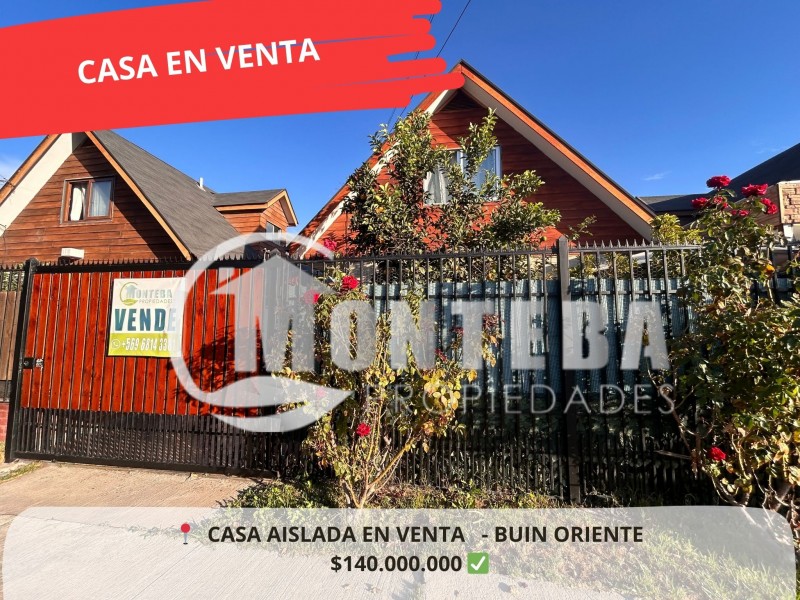 Fotografía de Casa en Venta Aislada en Buin Oriente