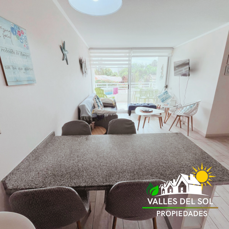 Arriendo Departamento Amoblado en Condominio Vista Pacífico