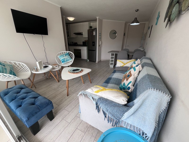 Arriendo Departamento Amoblado en Condominio Vista Pacífico