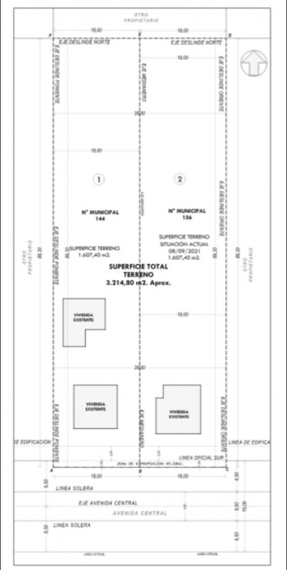 Gran Oportunidad Terreno de 3200 M2 en Av. Central en San B